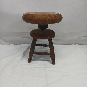 Vintage Doll Wooden Stool